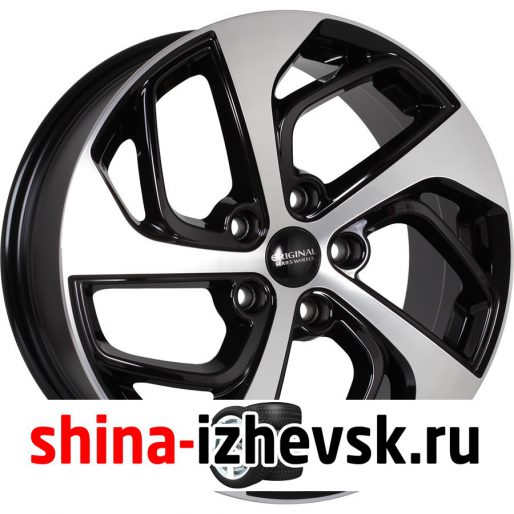 Колесный диск СКАД KL-275 Hyundai Tucson 7xR17 5×114.3 ET51 DIA67.1 черный глянцевый с полированной лицевой поверхностью в Ижевске